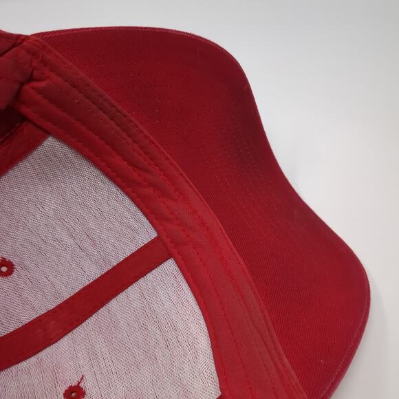 Plaza Tire Service We Sell Tires Snapback Cap Red One Size Adjustable Mohr's - Picture 8 of 10